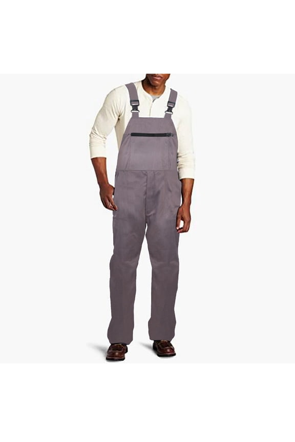suit for men Men's Denim Bib Overalls Mens Relaxed Fit Overalls Workwear With Adjustable Straps And Convenient Tool Pockets Grey+4XL
