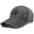thumbnail image 1 of Rigardu sun visors for women Men Outdoor Long Brim Sunshade Hat Mesh Breathable Baseball Cap Peaked Hat Deep Gray + One size, 1 of 3