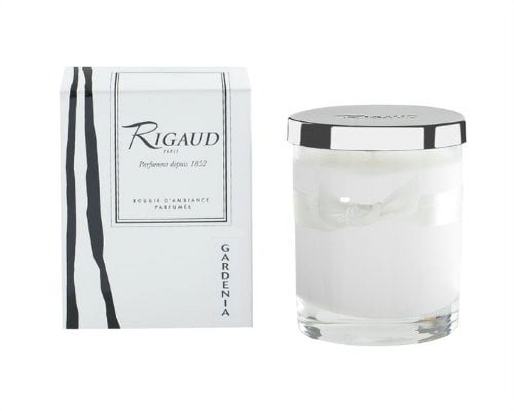 Elegant Gardenia & Jasmine Scented Candle with Dried Flower Embellishment