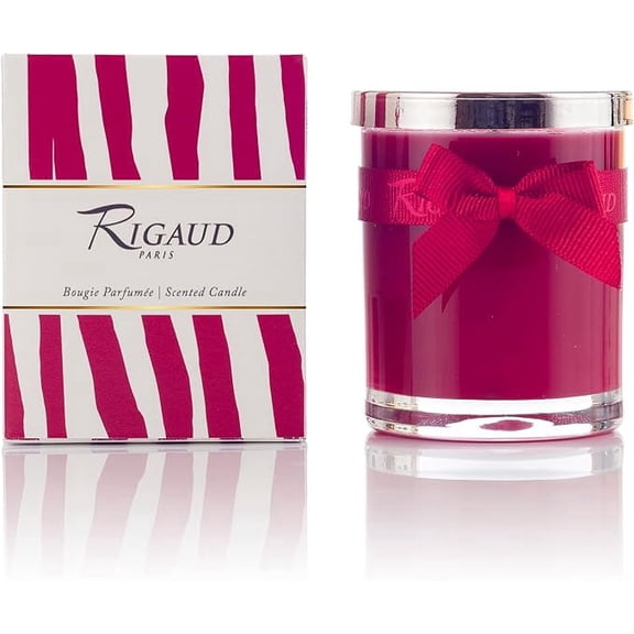 Rigaud Paris La Vie En Rouge 60g Blackcurrant Geranium Scented Candle with 28h Burn Time
