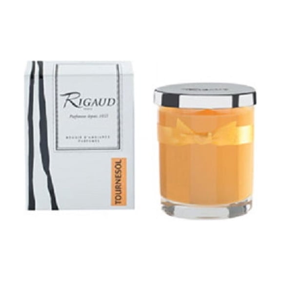 Rigaud Paris Tournesol Small Candle Complete with Metal Silver Snuffer