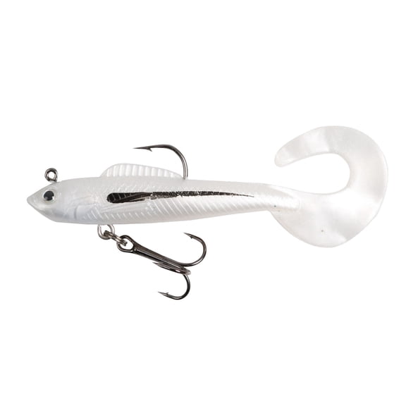 Rigged Soft Plastic Realistic Fishing Lure 3D Swim Tail Built In Hooks Fresh Salt Water Bait for Trout Multiple Game Fish Angling