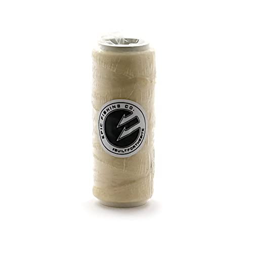 Rigging Floss | Waxed Thread | Use for Lure Skirting, Baits, and More | Epic Fishing Co. | 30lb Test - 1/8lb Roll