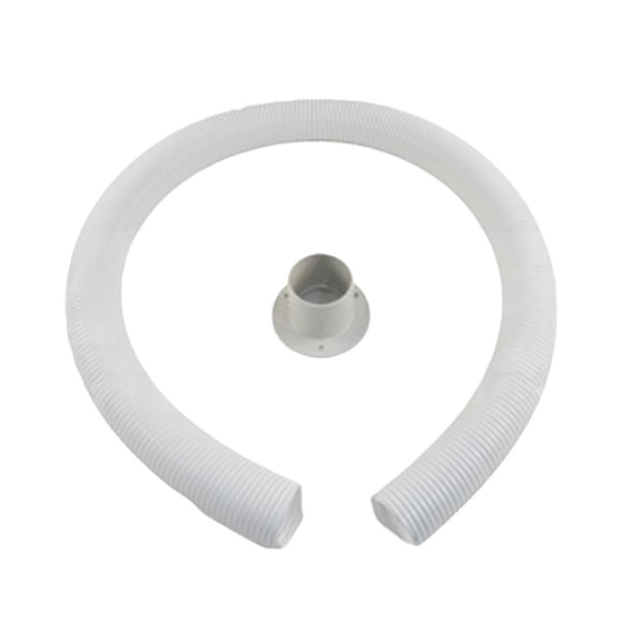 White Outboard Rigging Hose Kit 2" UV Flange 5' Sternflex Compatible with Universal All Outboard Motors Hides Engine Cables Fuel Lines Wiring Harnesses Marine 18-9883W-1 Honda
