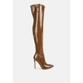 thumbnail image 1 of Riggle Long Patent Pu High Heel Boots, 1 of 9