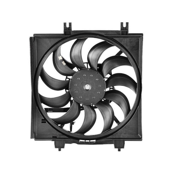 Right A/C Condenser Fan Assembly 1 - Compatible with 2015 - 2021 Subaru WRX 2.0L H4 2016 2017 2018 2019 2020