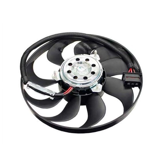 Right A/C Condenser Fan Assembly - Compatible with 2002 - 2005 Volkswagen Jetta 2003 2004