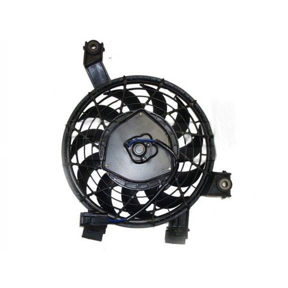 Right A/C Condenser Fan Assembly - Compatible with 2003 - 2009 GX470 Sport Utility 4.7L V8 2004 2005 2006 2007 2008