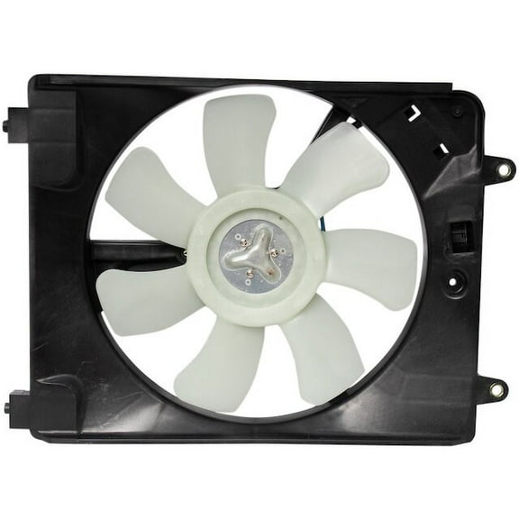 Right A/C Condenser Fan Assembly - Compatible with 2006 - 2011 Honda Civic 1.8L 4-Cylinder 2007 2008 2009 2010