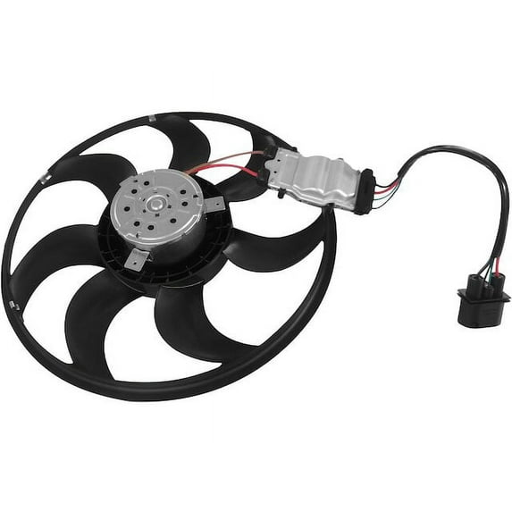 Right A/C Condenser Fan Assembly - Compatible with 2007 - 2015 Audi Q7 - Replacement