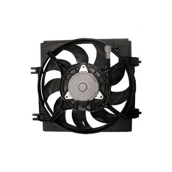 Right A/C Condenser Fan Assembly - Compatible with 2013 - 2015 Subaru XV Crosstrek Sport Utility 2.0L H4 2014