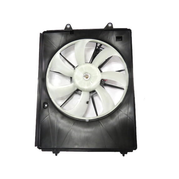 Right A/C Condenser Fan Assembly - Compatible with 2017 - 2022 Honda Ridgeline Crew Cab Pickup 3.5L V6 2018 2019 2020 2021