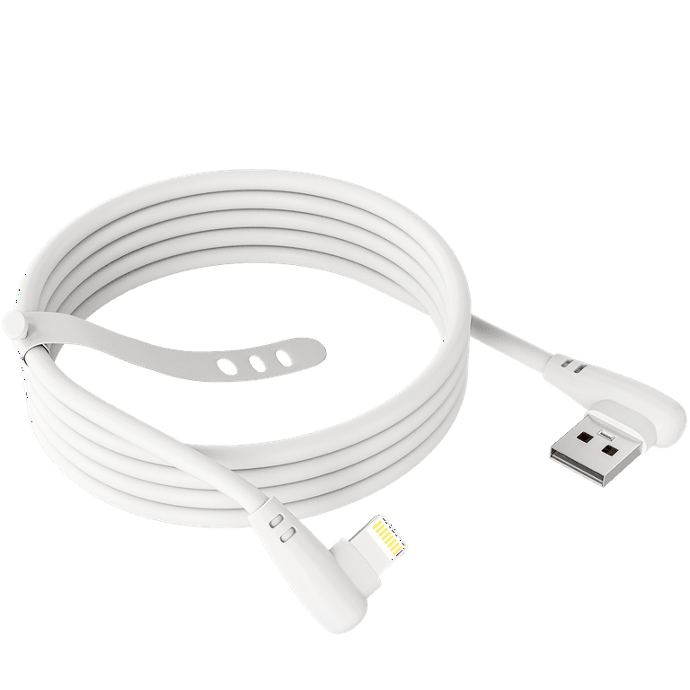 Right Angle Charger 6FT Cord 90 Degree Fast Data Cable Compatible