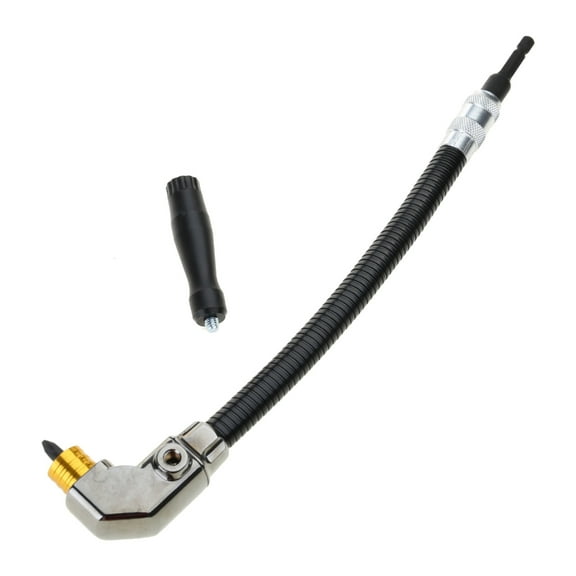 Right Angle Drill Attachment, 90 Degree Corner Adapter Adjustable Angle for Tight Space