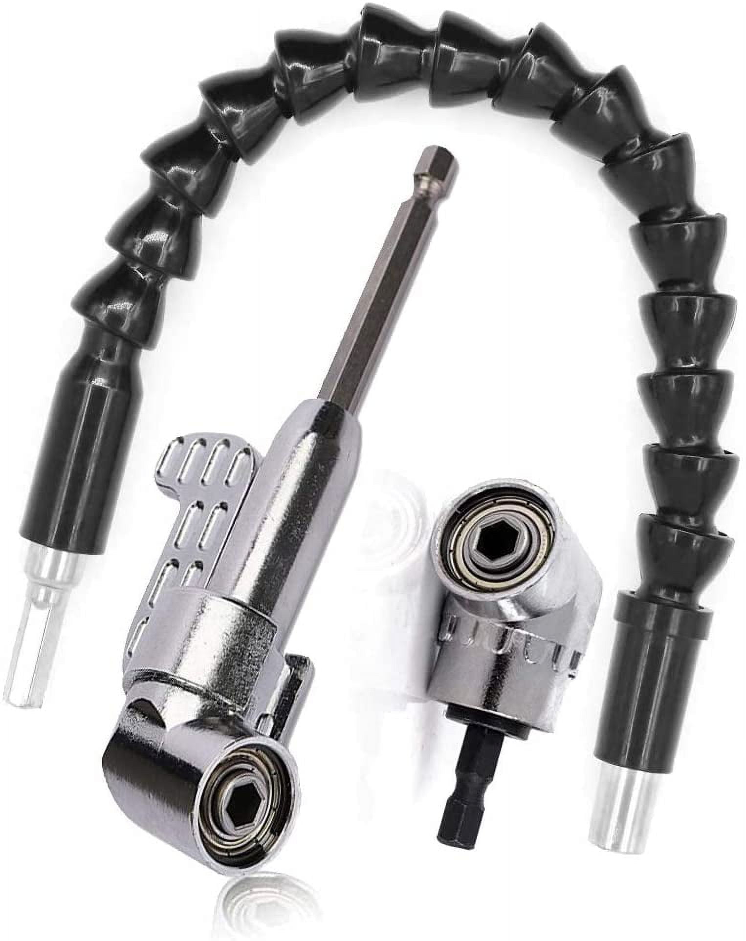 Right Angle Drill Bit and Flexible Angle Extension Kit, Angle