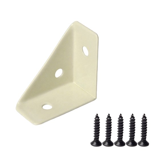 Right Angle Fixer Corner Code Thickened Stainless Steel Multifunctional Fixing Bracket, Reinforced Triangular Design Easily Concealed for Furniture Sturdiness, High Strength Wear