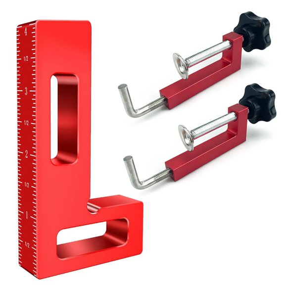 Right-Angle Frame Universal Fence Clamps 360 Rotating Adjustable Fixed G Clamps Fast Fixed Clamp Woodworking Tools