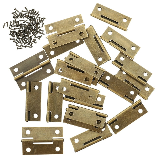 Right Angle Hinge Small Hinges for Crafts Drawer Iron Wood