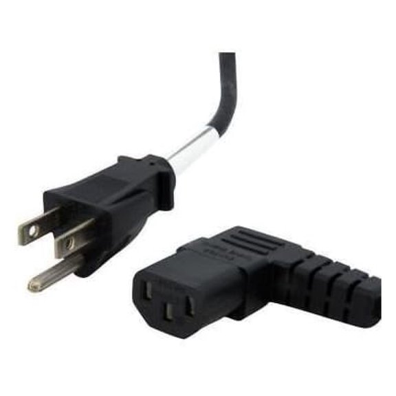 Right Angle Power Supply Line Cord, Pure Copper 3 Prong Hardwired Power Tool Cable Original Electric Cord for Exercise Treadmill Parts Work with L7 L8 Model # 14awg8