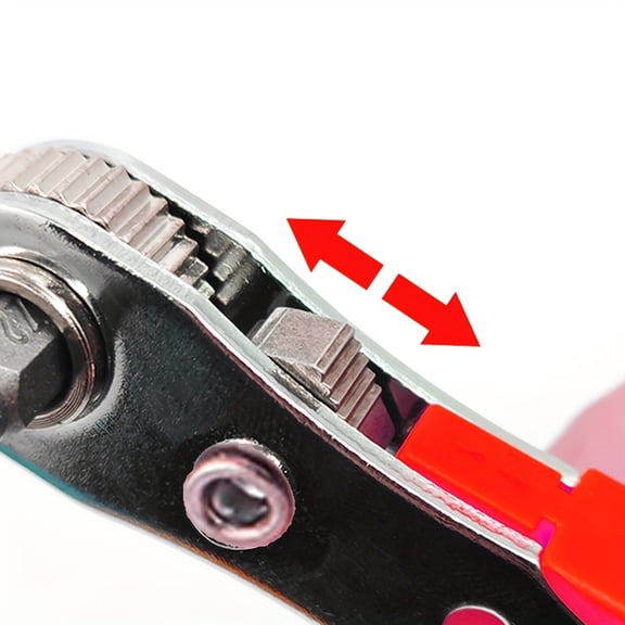Right Angle Ratchet Screwdriver, Mini Magnetic Hex Bit Driver with 36-Tooth Reversible Ratchet, Compact Screwdriver Tool for Home Repair and DIY Projects