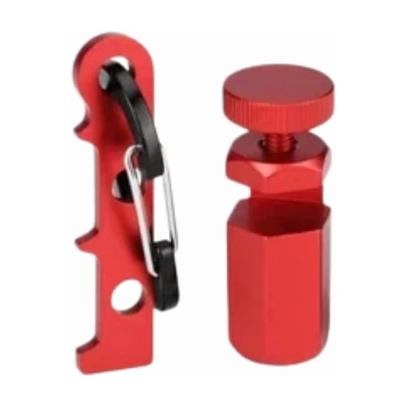 Stair Gauge Clamps for Framing Square, Premium stair gauge Layout Tool with Carabiner & Holder, Extend Slot Framing Square Jig for Carpentry Men