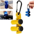 thumbnail image 1 of Right-Angle Ruler Clamp, Tall Stair Gauges with Holder Hook, Hexagonal Stable Lock with Holder & Hook for Framing Square Support & Circular Saw, Precision Woodworking Layout Tool for Speed Square, 1 of 8