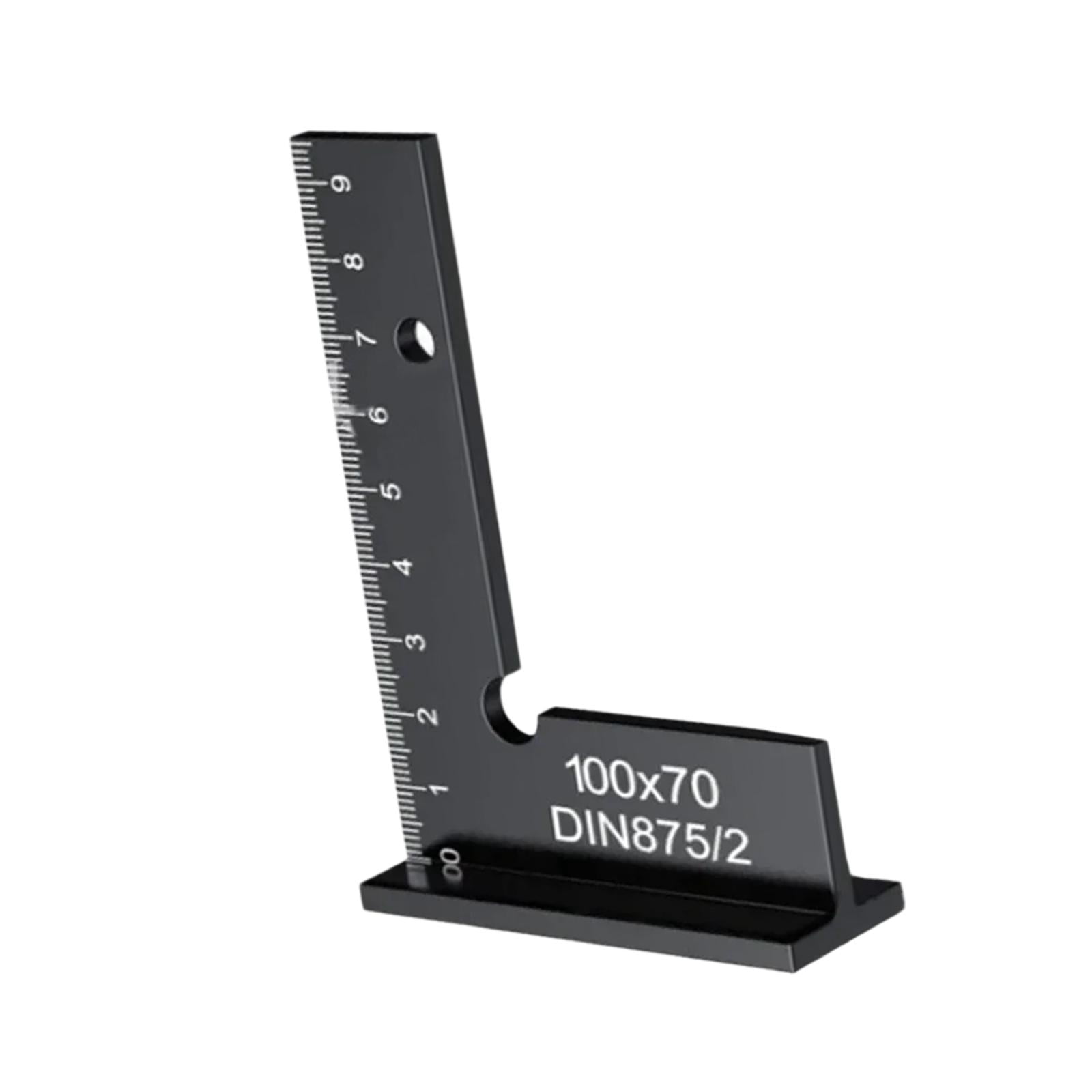 Right Angle Ruler Metal L Square Ruler Measuring Tool Aluminum Alloy ...