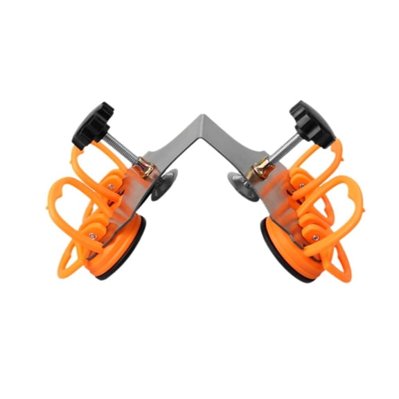 Right Angle Seam Adjuster Marble Leveling Holder Metal Suction Cup for Stone Tile Floor Glass Easy Open Close Seam Tool 7.08 Inch