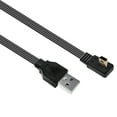 thumbnail image 1 of Right Angle USB to Mini USB Right Angle Data Cable Flexible Silicone Cord, 1 of 9