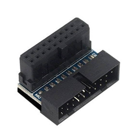 Right Angle USB3.0 Connectors 90 Degree Bend Motherboards Header Extension Adapters Not Signal Loss