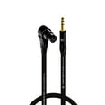 thumbnail image 1 of Right Angle XLR Female to 1/4" TRS Male - 0.5 Feet - Black - Pro 3-Pin Microphone Connector for Powered Speakers, Audio Interface or Mixer for Live Performance & Recording, 1 of 7