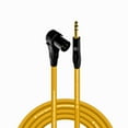 thumbnail image 1 of Right Angle XLR Male to 1/4" TRS Male - 25 Feet - Yellow - Pro 3-Pin Microphone Connector for Powered Speakers, Audio Interface or Mixer for Live Performance & Recording, 1 of 7