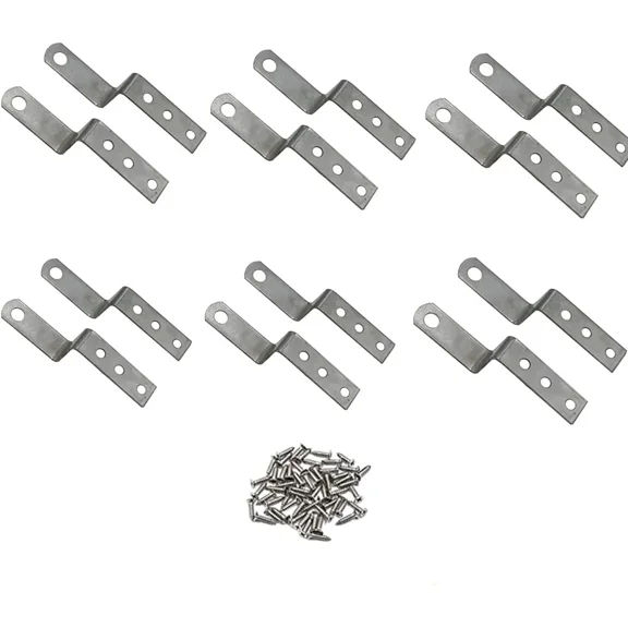 Right Angle Z Shaped Corner Bracket, 10PCS Right Angle Z Shaped Corner Bracket f