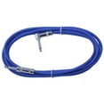 thumbnail image 1 of Right Angle to Straight 1/4 Instrument Cable 10 ft long - BLUE, 1 of 1