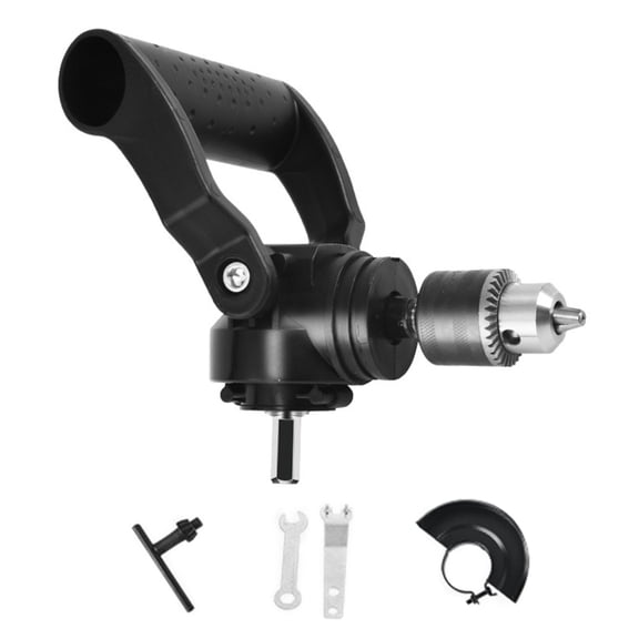 Right Angled Bending Extension Chuck Drill Adapter for Drill Bit Easily Install Accessory Ergonomic Designs Drill Chuck