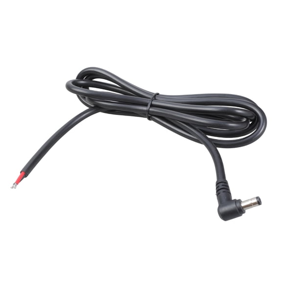 Right Angled DC5525 Male Connector Bare Cable 16AWG High Current Capacity 12V 24V Safe for LED Lighting CCTV SetSup