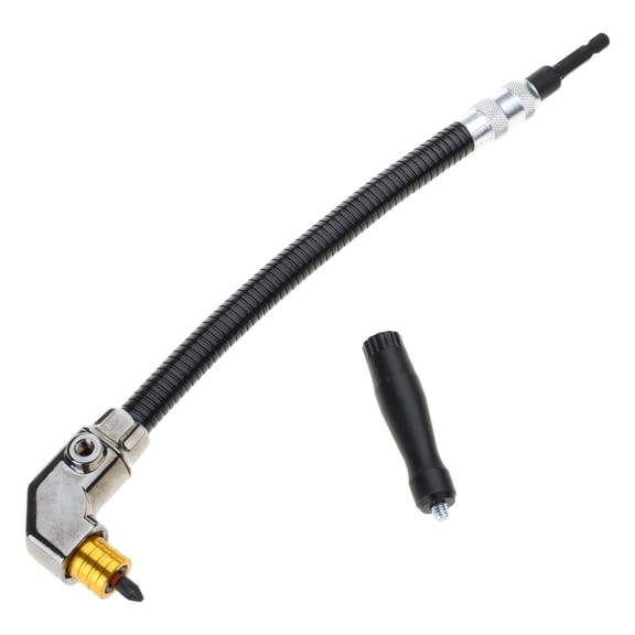 Right Angled Drill Attachment, 90 Degree Corner Adapter Adjustable Angled for Tight Space