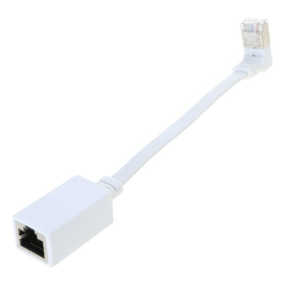 Right Angled Ethernet Cable 90 Degree Cat7 Ethernet Cable 10Gbps 10G Gigabit Internet Networking Cords for PC