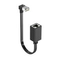 thumbnail image 1 of Right Angled Ethernet Cable 90 Degree Cat7 Ethernet Cable 10Gbps 10G Gigabit Internet Networking Cords for PC, 1 of 9