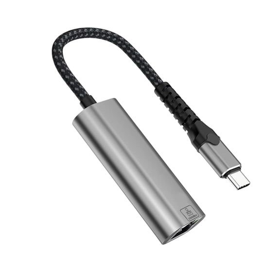 Right Angled USB A Type C To Ethernet Adapters Gigabit RJ45 Converters For Laptop And Gaming