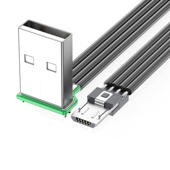 Right Angled USB to USB 5Pin Data Cable Supports 5V2A Charging and 480Mbps Data Transfer for Various Devices 5-200cm