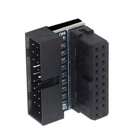 Right Angled USB3.0 Computer Motherboards Header Adapters For Not Driver Required A/B Version Selection