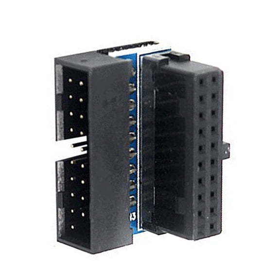 Right Angled USB3.0 Computer Motherboards Header Adapters For Not Driver Required A/B Version Selection