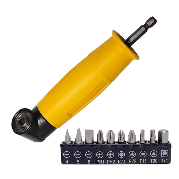 Right Angles Drill Adapter for Facilitating Efficient Operate in Narrow Space During Projects 90Degree Drill Attachment