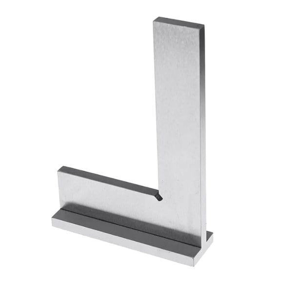 Right Angles Measuring Tool 90 Try Square Angles Measuring Device Steel Rule Simple for Metal & Workshop Use