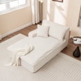 thumbnail image 1 of Right Armrest Chaise Lounge Sofa Bed - High-Density Foam Construction, No Assembly Required, Expands in 48 Hours for Living Room & Bedroom Use (Single), 1 of 9