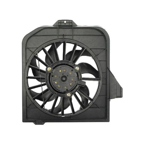 Right Auxiliary Fan Assembly - Compatible with 2001 - 2005 Chrysler Town & Country - Dorman