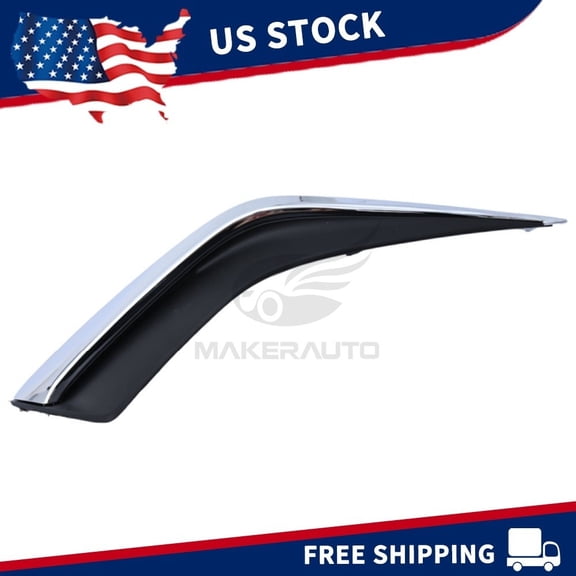 Right Bumper Cover Molding for Lexus ES250 2021-2024 & ES300h ES350 2019-2025 w/o F Sport Package Front Trim 5310506010 5310533010 LX1039128