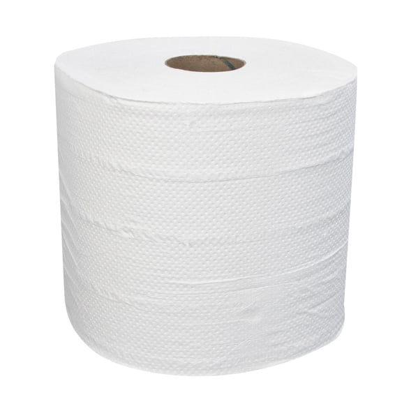Right Choice White 2 Ply Center Pull Paper Towel, 7.3 x 10 inch, 600 sheets per roll -- 6 per case