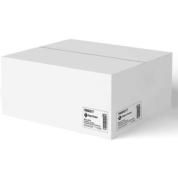 Right Choice Black 0.9 Mil LLDPE Coreless Can Liner Roll, 38 x 58 inch -- 100 per case